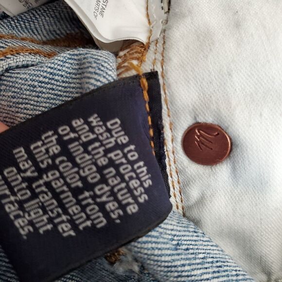 28 MADEWELL Distressed 9" High Rise Skinny Jeans - Picture 13 of 15